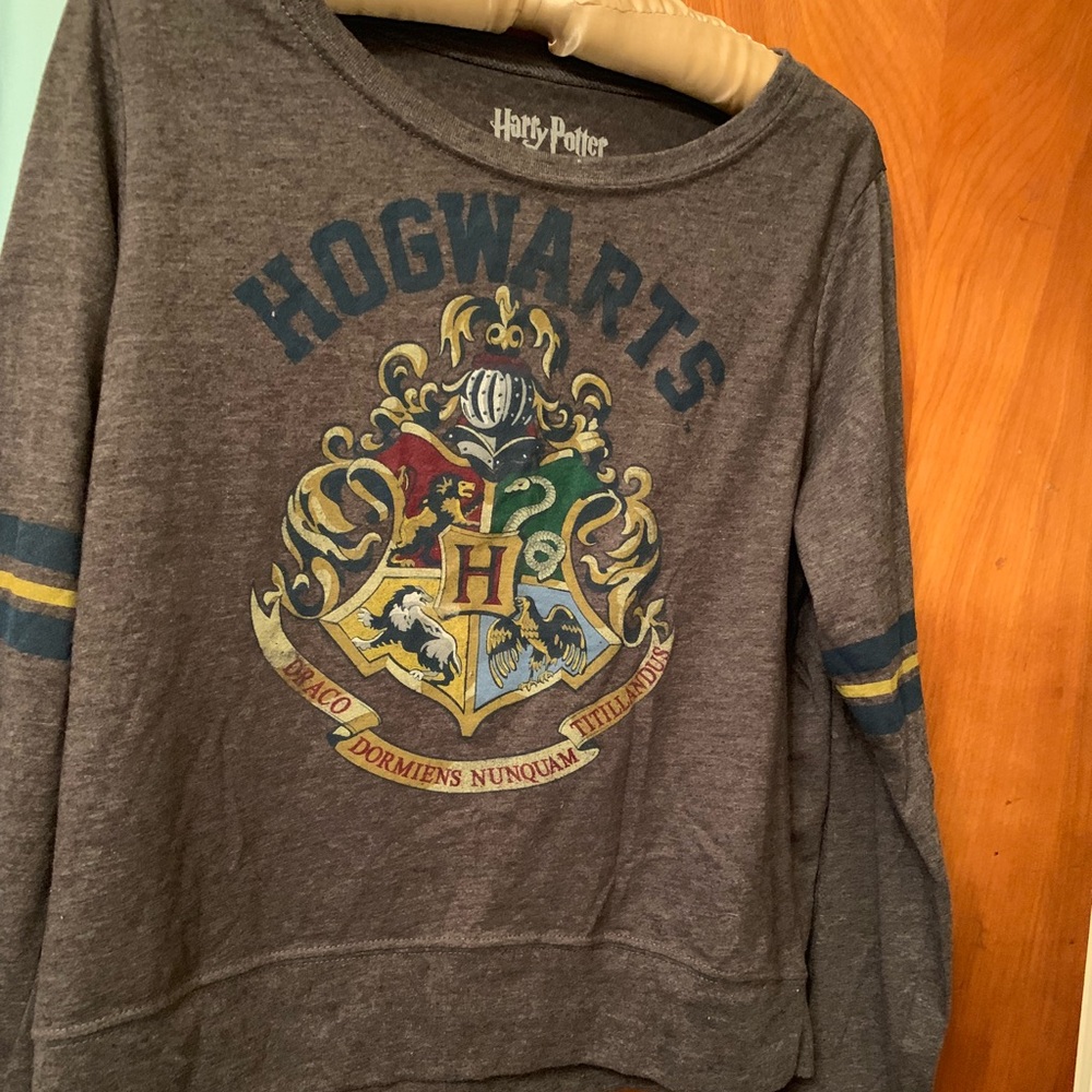 Licensed Harry Potter long sleeve cropped shirt